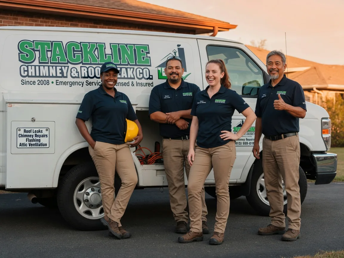 Chimney flashing repair company in Engadine, MI